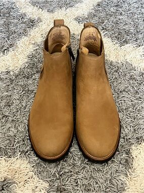 Samuel Hubbard Memory Foam Women’s Tan Leather  Bootie